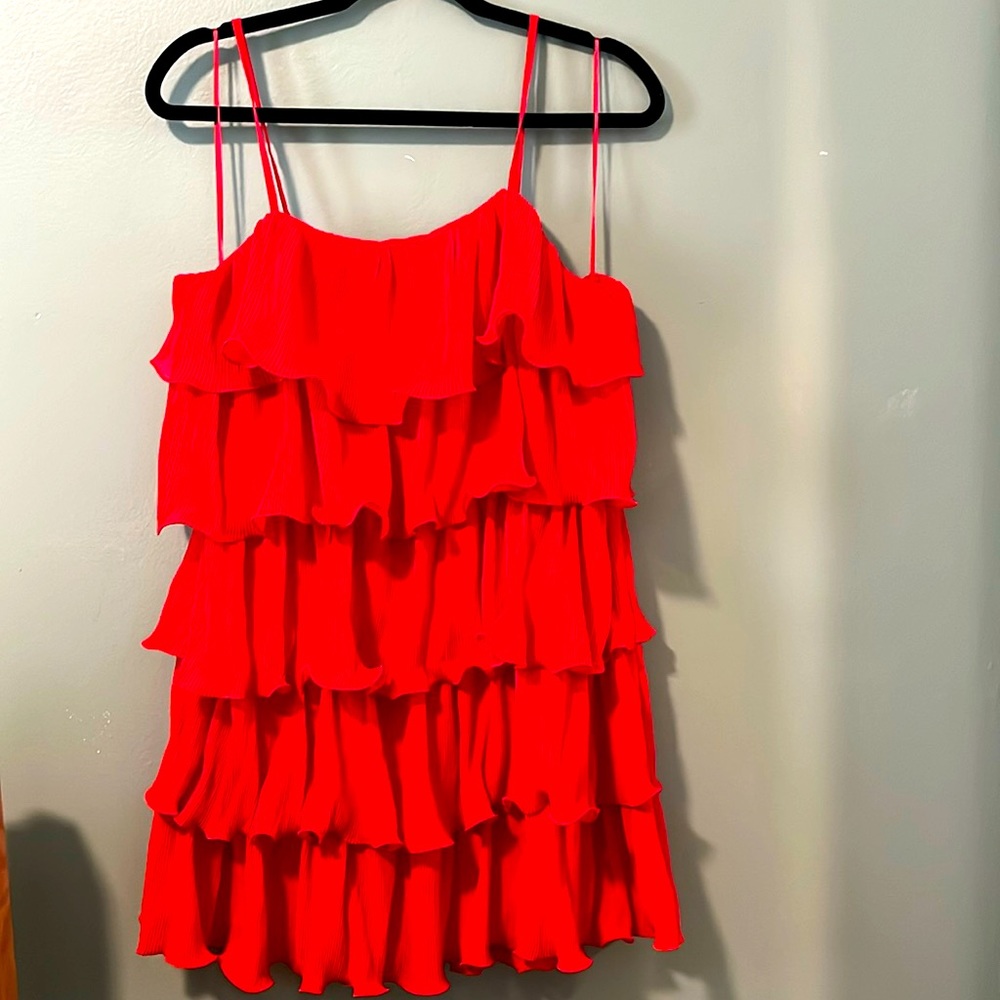 Red minidress, size medium